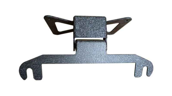 Fishbone Offroad 2018-2025 Jeep Wrangler JL - Black Aluminum Hawse Fairlead License Plate Mount