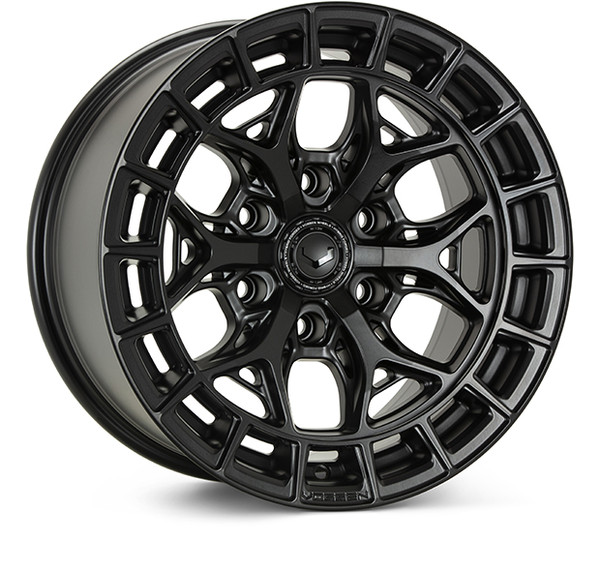 Vossen HFX-1 17x9 / 6x135 BP (Ford Raptor GEN1, GEN2, & GEN3 | 2011-2024 F-150 EcoBoost, 5.0L & 6.2L) / ET 0 Offset / 87.1 CB / Deep - Satin Black Wheel - HFX1-7G71