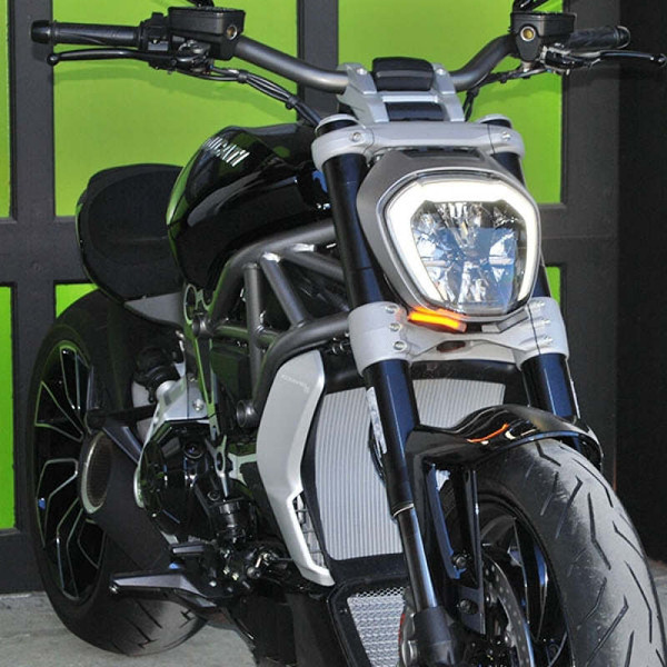 New Rage Cycles 2016-2024 Ducati XDiavel Front Turn Signals product photo