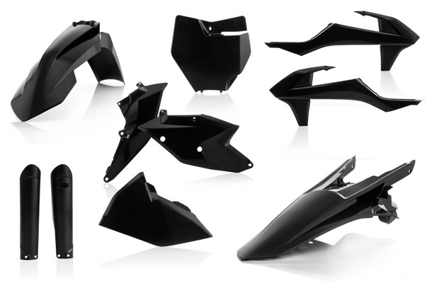 Acerbis 2016-2018 KTM 125-450 SX/ SX-F/ XC-F /XC Full Plastic Kit Black product photo