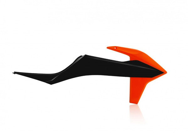 Acerbis 2019-2023 KTM 125-500 SX/SX-F/XC-F/XC/XCF-W/XC-W/EXC/EXC-F Radiator Shroud Org/Blk/Org product photo