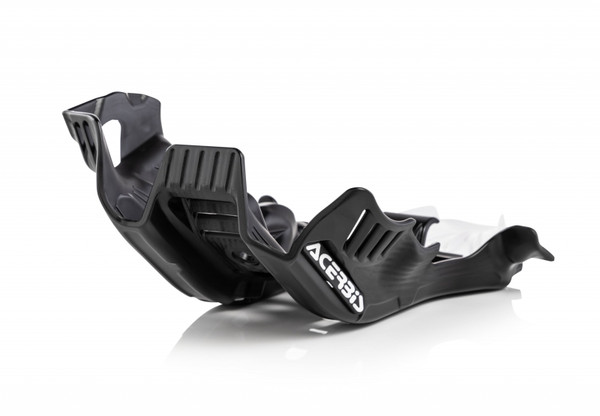 Acerbis 2019-2022 KTM/Husqvarna/GasGas 250-300 SX/TC/TX/XC/TX/XC/MC/EX Skid Plate Black/White product photo
