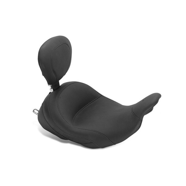 Mustang Motorcycle 2008-2021 Harley Davidson Electra Glide Std,Rd Glide,Rd King,Str Glide Lowdow Touring Solo Seat Black product photo