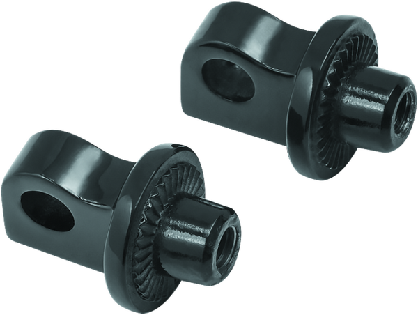 Kuryakyn Harley-Davidson Splined Peg Adapter Male Mount Black product photo