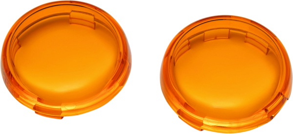 Kuryakyn Bullet Style Lens For Harley-Davidson Amber