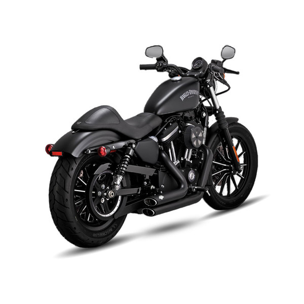 Vance & Hines 2018-2022 Harley Davidson Softail Shortshots Staggered PCX Full System Exhaust Black product photo