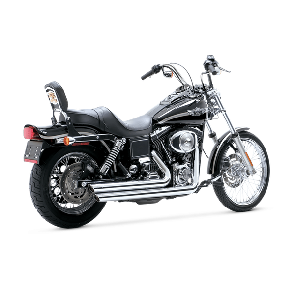 Vance & Hines 2018-2022 Harley Davidson Softail/ Bigshots Staggered PCX Full System Exhaust Chrome product photo