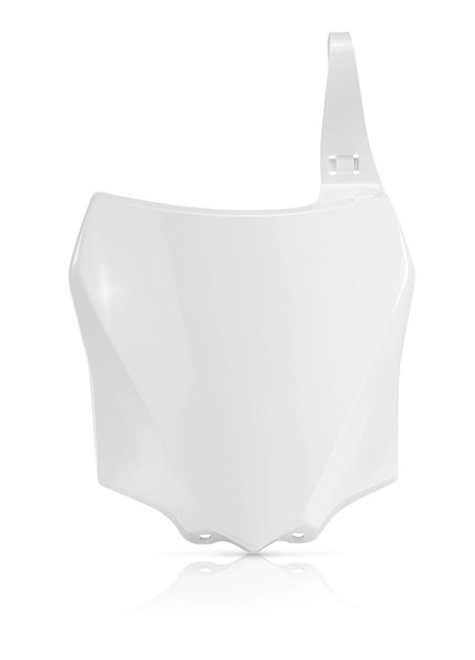 Acerbis 2014-2024 Kawasaki KX85/ KX100/ KX112 Front Number Plate White product photo