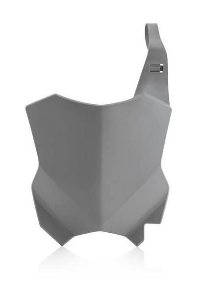 Acerbis 2016-2024 Kawasaki KX250F/ KX250/ KX250X/450X/ KX450F/ KX450 Front Number Plate Grey product photo