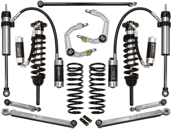 ICON 2010-2024 Toyota FJ/4Runner 0-3.5in Stage 7 Suspension System w/Billet Uca