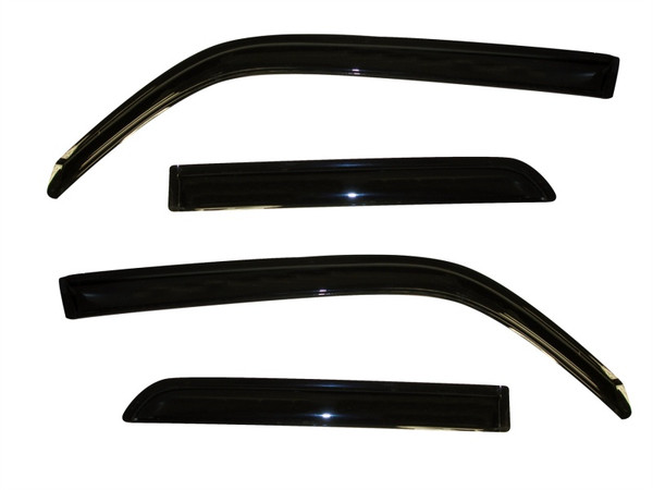 AVS 2010-2024 Toyota 4Runner Ventvisor Outside Mount Window Deflectors 4pc - Smoke