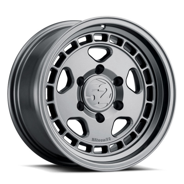 fifteen52 Turbomac HD Classic Grey Wheel 17x8.5 | 5x127 BC (5x5) | +0 Offset - fits Jeep Wrangler JL 2018-2026, Jeep Wrangler JK 2007-2018, Jeep Gladiator JT 2020-2026, Jeep Commander 2006-2010, Chevrolet C/K1500 2WD 1967-1998, and 7 more