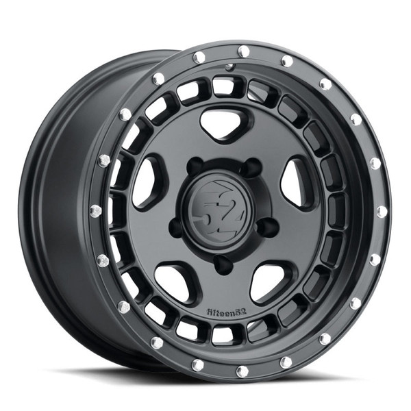 fifteen52 Turbomac HD Black Wheel 17x8.5 | 5x127 BC (5x5) | +0 Offset - fits Jeep Grand Cherokee SRT 2006-2021, Jeep Grand Cherokee Trackhawk 2018-2021, Dodge Durango SRT 2018-2026, Jeep Wrangler JL 2018-2026, Jeep Wrangler JK 2007-2018, and 10 more