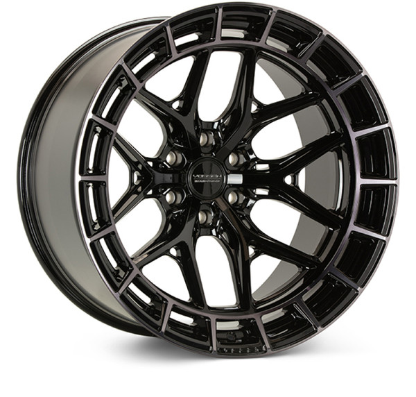 Vossen HFX-1 Gloss Black Wheel 18x9 | 6x139.7 BC (HFX1-8G83) - fits Chevrolet Silverado 1500 1999-2026, GMC Sierra 1500 1999-2026, Cadillac Escalade 1999-2026, Ram 1500 TRX 2021-2024, Toyota Tacoma 2005-2026