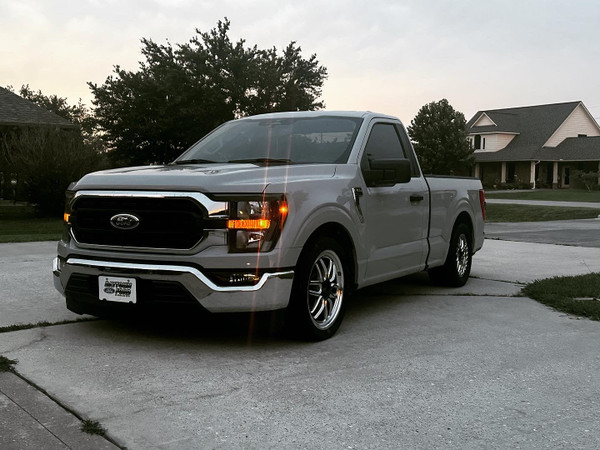 WELD Laguna 6 Drag Gloss Black Wheel with Milled Spokes 20x7 | 6x135BC | +13 Offset | 4.50 Backspacing - S15307089P13 for 2004, 2005, 2006, 2007, 2008, 2009, 2010, 2011, 2012, 2013, 2014, 2015, 2016, 2017, 2018, 2019, 2020, 2021, 2022, 2023, 2024Ford F-150