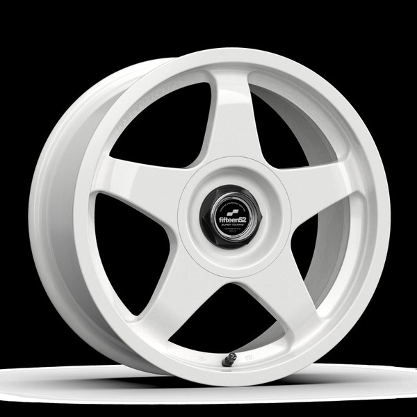 fifteen52 Chicane White Wheel 18x8.5 | 5x108 BC (5x4.25) / 5x112 BC | +45 Offset - fits Ford Maverick 2022-2026, Audi A3, Audi A4, Volkswagen Golf, and 1 more