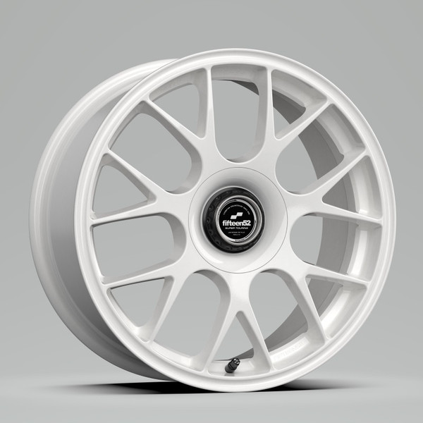 fifteen52 Apex White Wheel 18x8.5 | 5x112 BC / 5x120 BC | +35 Offset - fits Audi A3, Audi A4, Volkswagen Golf, Cadillac CTS-V, and 1 more