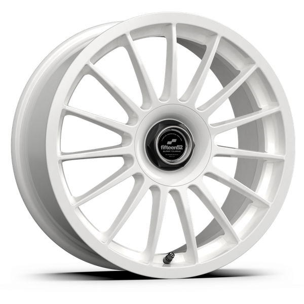 fifteen52 Podium White Wheel 18x8.5 | 5x100 BC / 5x114.3 BC (5x4.5) | +35 Offset - fits , Ford Mustang 2005-2026