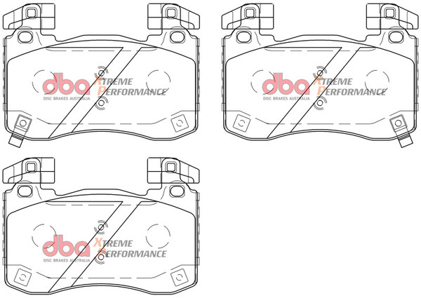 DBA 2018-2023 Kia Stinger V6 Twin Turbo XP Performance Front Brake Pads