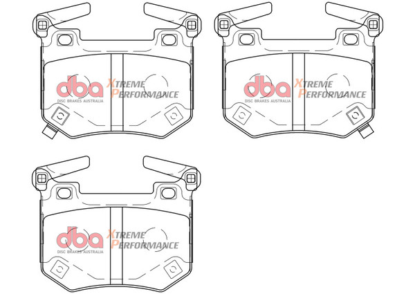 DBA 2018-2023 Kia Stinger V6 Twin Turbo XP Performance Rear Brake Pads