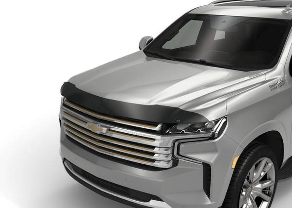 AVS Aeroskin Hood Shield for 2021-2026 Chevrolet Suburban - Smoke Finish - 322177