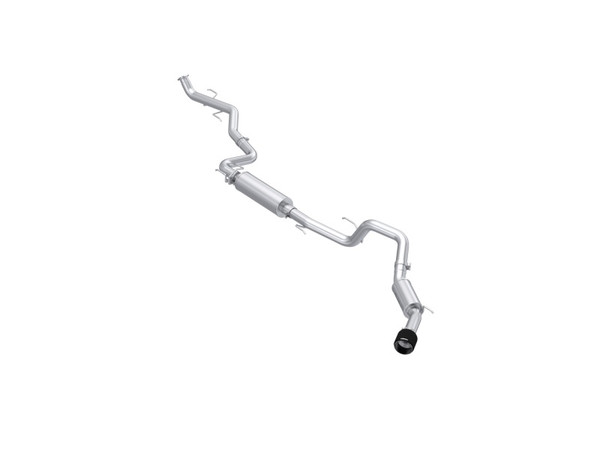 MBRP 2024+ Toyota Tacoma T304 Stainless Steel 3in Cat-Back Single Side Exit with Carbon Fiber Tip
