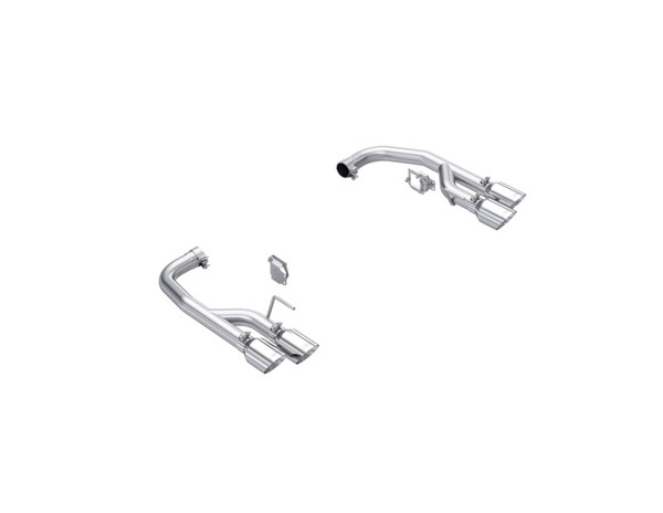 MBRP ARMOR Lite Axle-Back Exhaust, Aluminized Steel - 2024-2026 Ford Mustang GT 5.0L - S7281AL