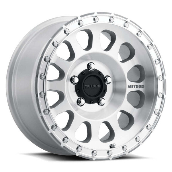Method Race Wheels Method MR315 Machined Wheel 20x10 | 8x180 BC | -18 Offset - fits Chevrolet Silverado 2500HD 2011-2026, Chevrolet Silverado 3500HD SRW 2011-2026, GMC Sierra 2500HD 2011-2026, GMC Sierra 3500HD SRW 2011-2026