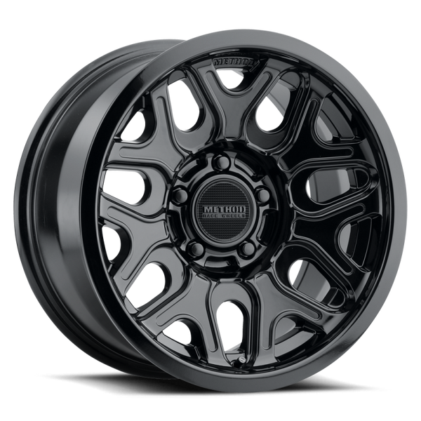 Method Race Wheels Method MR322 Gloss Black Wheel 18x9 | 8x180 BC | +18 Offset - fits Chevrolet Silverado 2500HD 2011-2026, Chevrolet Silverado 3500HD SRW 2011-2026, GMC Sierra 2500HD 2011-2026, GMC Sierra 3500HD SRW 2011-2026