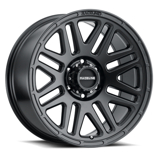 Raceline 944B Outlander 17x9in / 8x180 BP / 18mm Offset / 124.2mm Bore - Satin Black Wheel