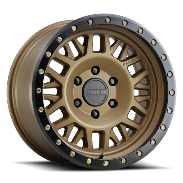 Raceline 951BZ Ryno Bronze Wheel 17x9 | 8x170 BC | -12 Offset - fits Ford F-250 Super Duty 1999-2026, Ford F-350 Super Duty SRW 1999-2026, Ford Excursion 2000-2005