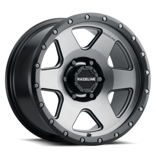 Raceline 946G Boost Gunmetal Wheel 18x9 | 8x170 BC | +12 Offset - fits Ford F-250 Super Duty 1999-2026, Ford F-350 Super Duty SRW 1999-2026, Ford Excursion 2000-2005