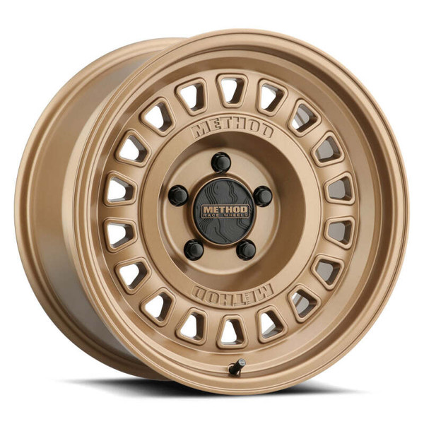 Method MR320 17x8.5 -0mm Offset 5x5 / 5x127 BP 71.50mm Method Bronze Wheel