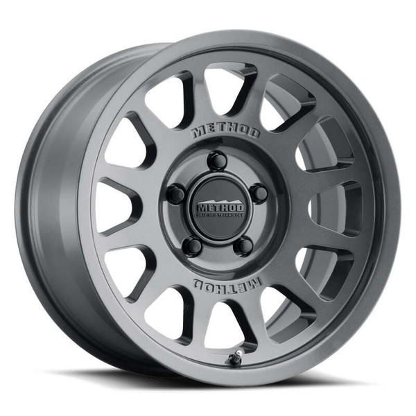 Method Race Wheels Method MR703 Gloss Titanium Wheel 17x9 | 6x139.7 BC (6x5.5) | -12 Offset - fits Chevrolet Silverado 1500 1999-2026, GMC Sierra 1500 1999-2026, Chevrolet Tahoe 1992-2026, Chevrolet Suburban 1992-2026, GMC Yukon 1992-2026, and 25 more