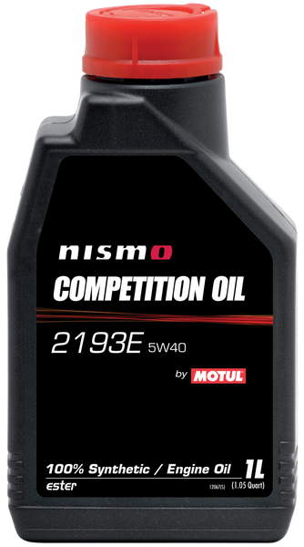 Motul Nismo Competition Oil 2193E 5W40 1L - Case of 6