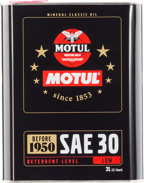 Motul Classic SAE 30 Oil - Case of 6