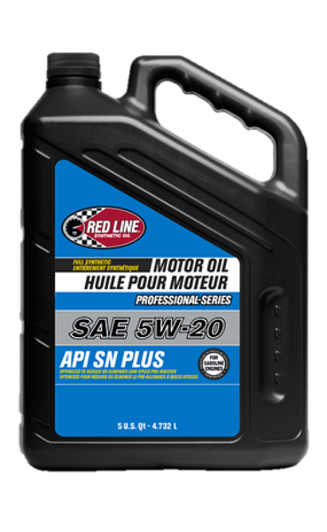 Red Line Pro-Series 5W20 API SN+ Motor Oil - 5 Quart - Case of 3