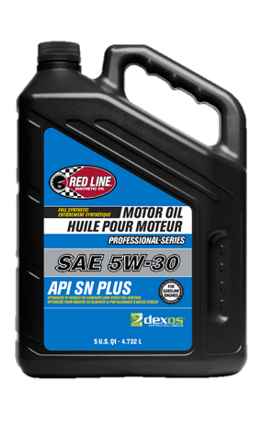 Red Line Pro-Series 5W30 DEX1G2 SN+ Motor Oil - 5 Quart - Case of 3