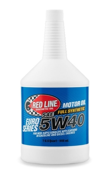 Red Line Euro-Series 5W40 Motor Oil - Quart - Case of 12