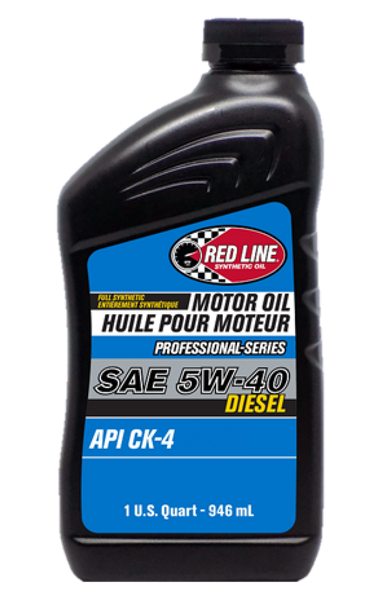 Red Line Pro-Series Diesel CK4 5W40 Motor Oil - Quart - Case of 6