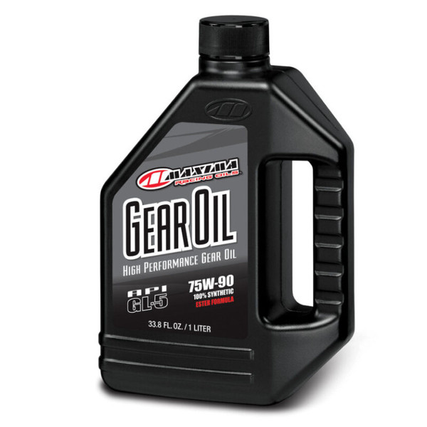 Maxima Synthetic Gear Oil 75w90 - 1 Liter - Case of 12