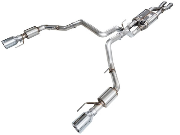 AWE Tuning 2023-2026 Ford F-150 Raptor R (Gen 3) SwitchPath Exhaust | Chrome Silver Tips | 3025-32852