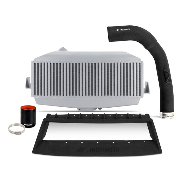 Mishimoto FMIC / TMIC Kit, Silver | 2022-2026 WRX Core Black Pipes | MMTMIC-WRX-22KSLBK