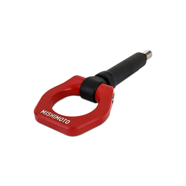 Mishimoto Tow Hook, Red | 2002-2007 Subaru WRX/STI Racing Front | MMTH-WRX-01RD