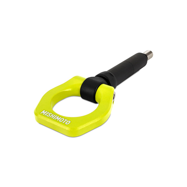 Mishimoto Tow Hook | 2002-2007 Subaru WRX/STI Neon Yellow Racing Front | MMTH-WRX-01NY