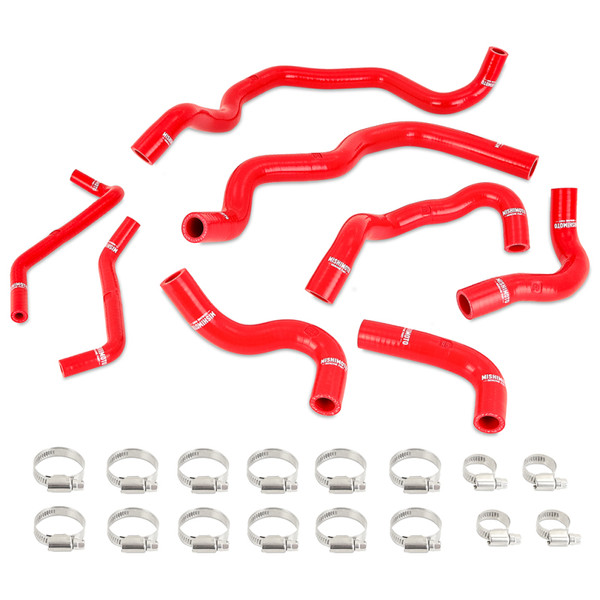 Mishimoto Hose Kit, Red | 2016-2024 Infiniti Q50/Q60 3.0T Ancillary | MMHOSE-Q50-16ANCRD