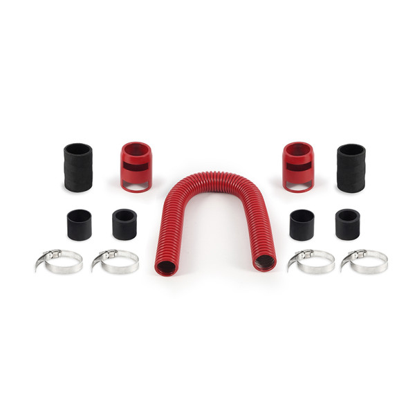 Mishimoto Hose Kit, Red | 24in Flexible | MMAH-U24RD