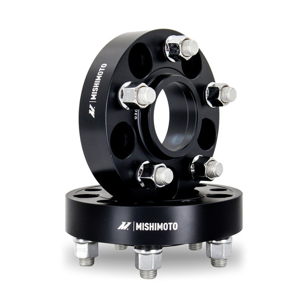 Mishimoto Wheel Spacer, Black | 5X114.3 / 70.5 / 25 / M14 | MMWS-001-250BK