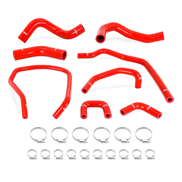 Mishimoto Hose Kit, Red | 2004-2010 Infiniti QX56 / 2004-2014 Titan | MMHOSE-TTN-04RD