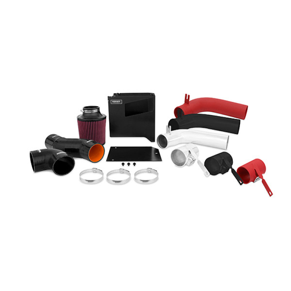 Mishimoto Air Intake / Filter, Wrinkle Red | 15 Subaru WRX Performance w/ Box | MMAI-WRX-15BWRD